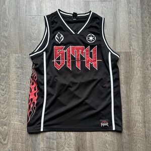 Boxlunch Sith Basketball Jersey XS Darth Maul Shirt Tank #99 Black Large EXC++++